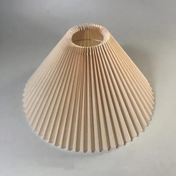 Abat-jour lampe de chevet plissé