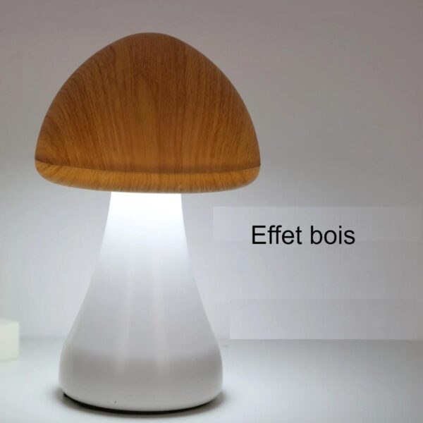 Lampe champignon rechargeable et tactile