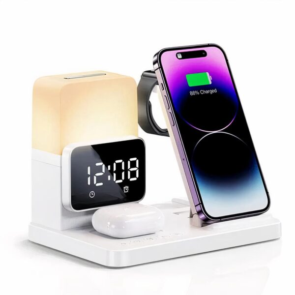 Lampe chargeur induction multifonction