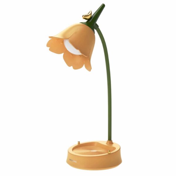Lampe de chevet fille fleur en métal