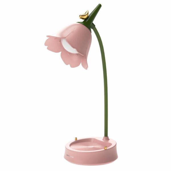 Lampe de chevet fille fleur en métal