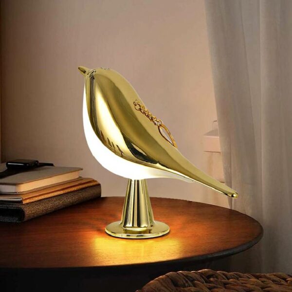 Lampe de chevet originale en forme d'oiseau