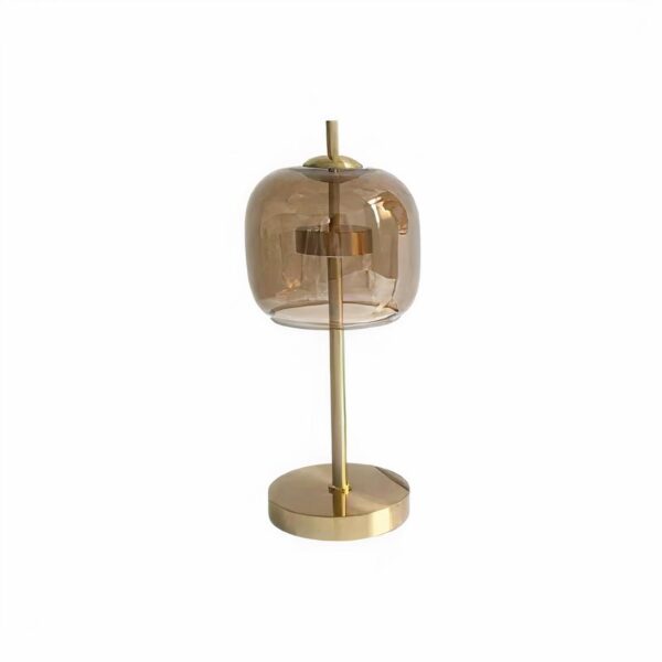 Lampe de chevet design en verre soufflé