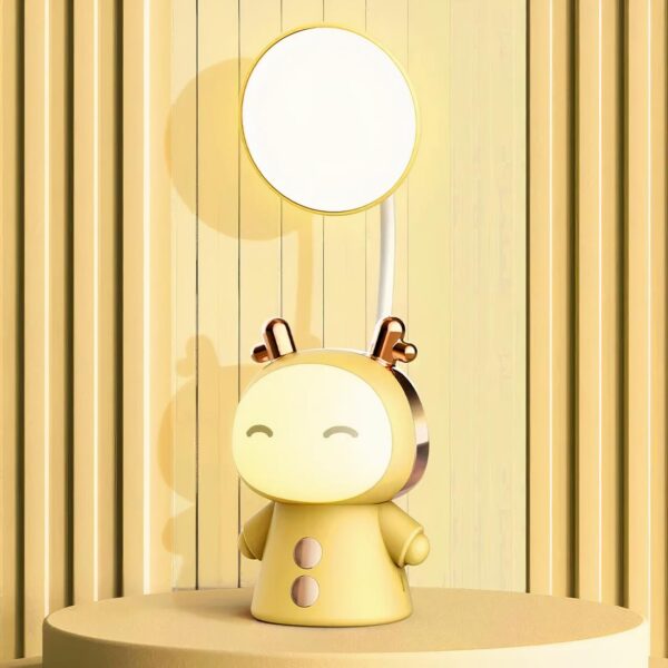 Lampe de chevet enfant en forme de bonhomme à USB