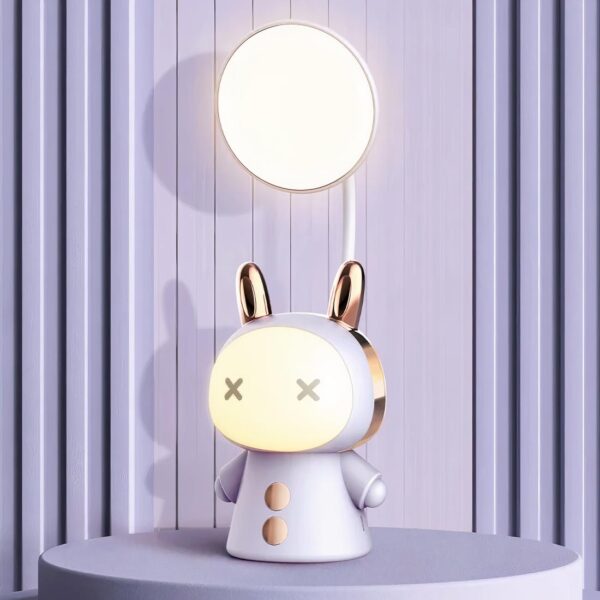 Lampe de chevet enfant en forme de bonhomme à USB