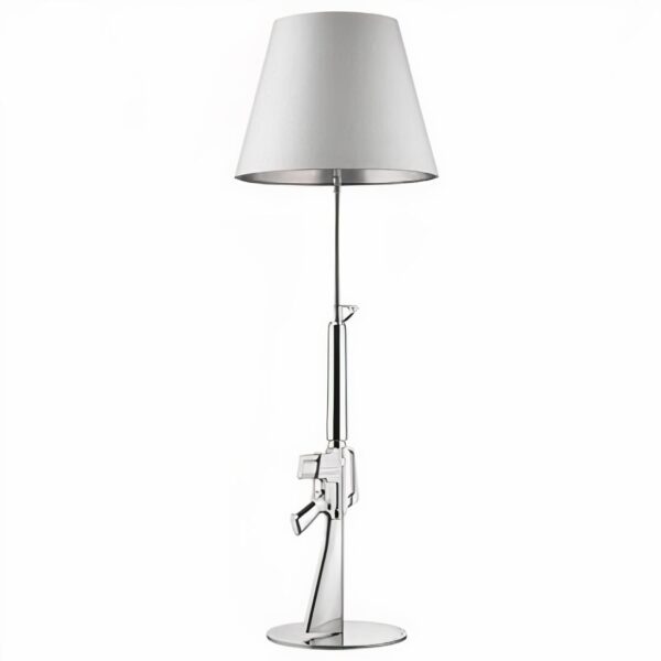 Lampe de chevet originale grande en forme d'arme
