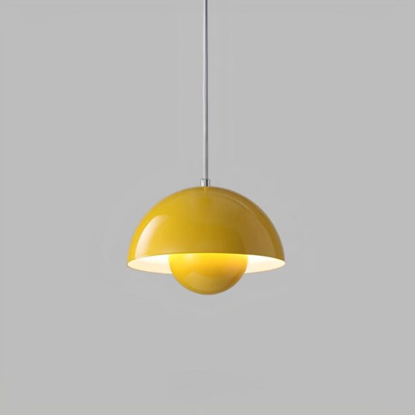 Lampe de chevet suspendue au design coloré