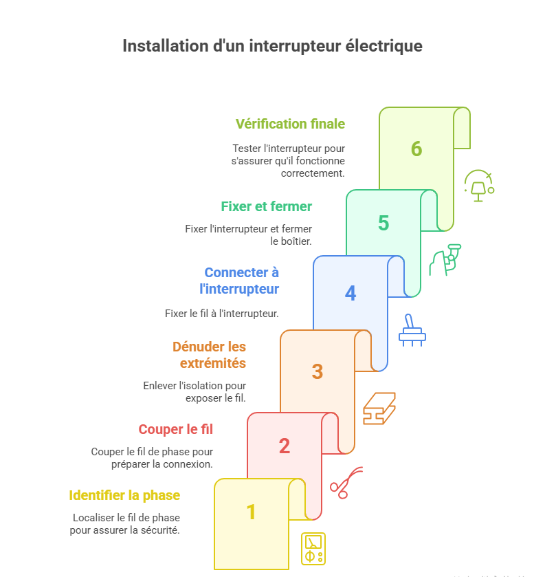 Comment brancher un interrupteur de lampe de chevet ? Étapes pour brancher un interrupteur